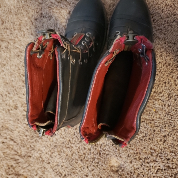 FreeBird liverpool leather ankle boot distressed black zip up 8 - Picture 6 of 9